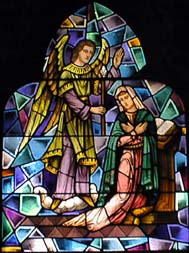 The Archangel Gabriel visits Mary 