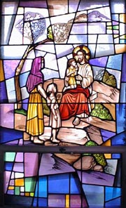Jesus welcomes children